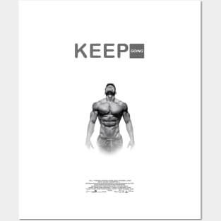 Keep going Posters and Art